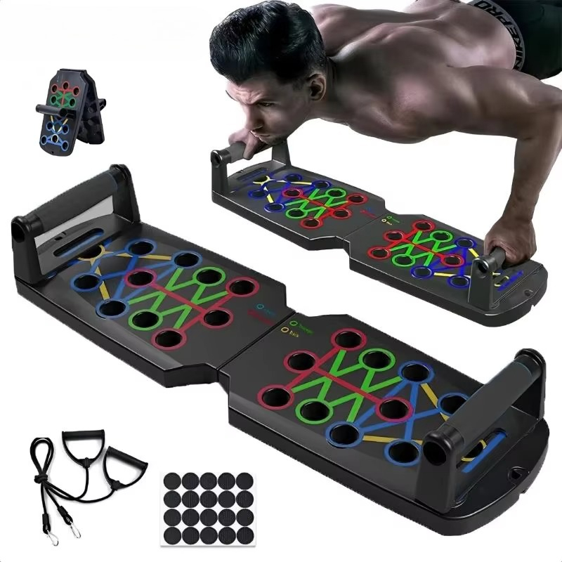 Push Up Board Foldable Multi Function - Portable Multifunctional Push Up Board Fitness