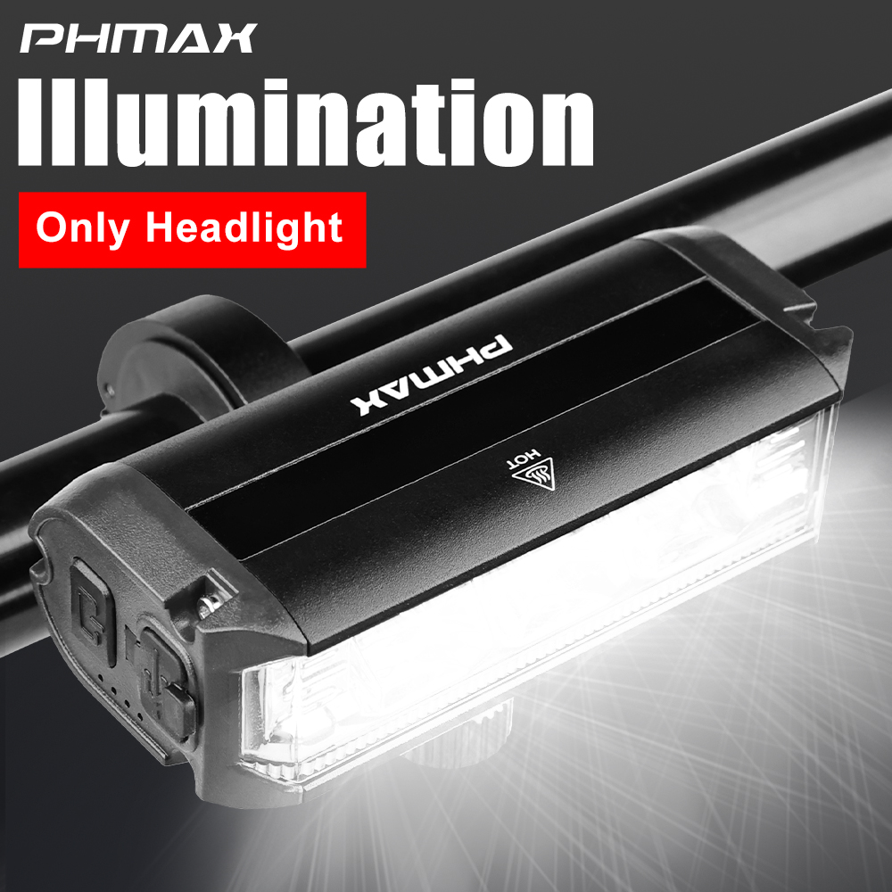 Rechargeable Bicycle Headlight 1000 Lumen - PHMAX Bicycle Front Light 1000 Lumen
