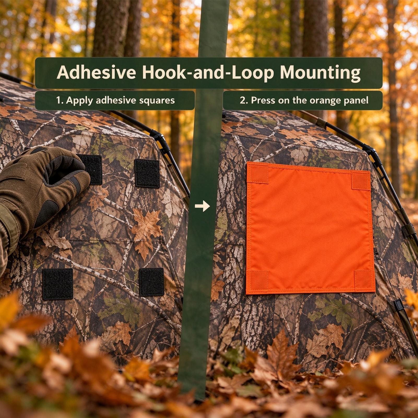 Camping - Blaze Orange Blind Cover High Visibility