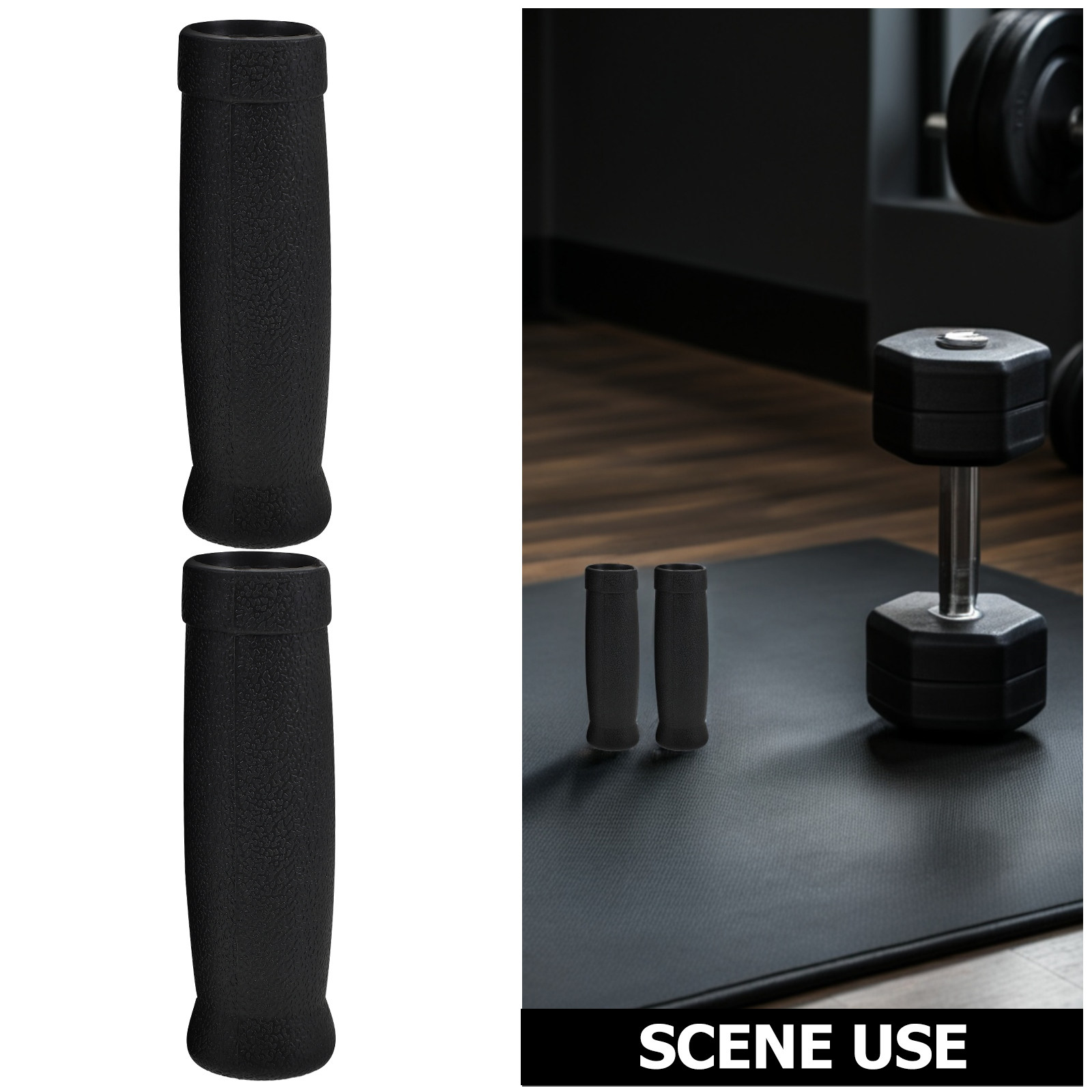 2Pcs Barbell Grips Handle Grip - Fitness Equipment review and price