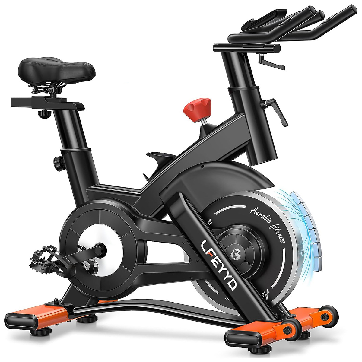 Pooboo Exercise Bike, 400LB Ma - Exercise Bike Magnetic Resistance review and price