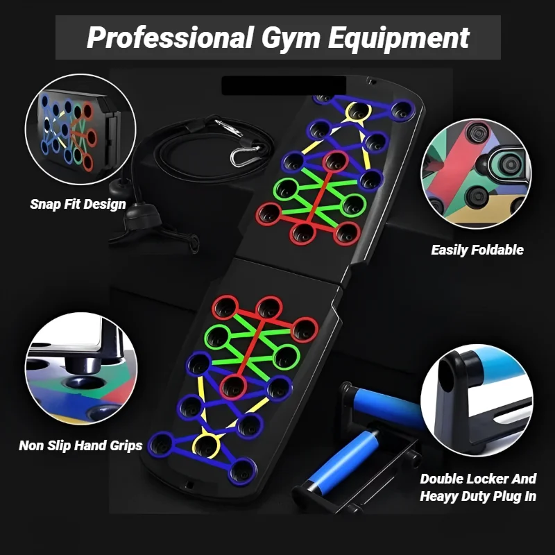 Portable Multifunctional Push  - Push Up Board Foldable Multi Function review and price