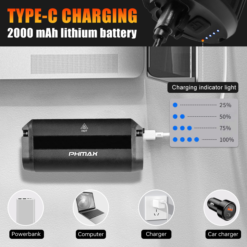 PHMAX Bicycle Front Light 1000 - Rechargeable Bicycle Headlight 1000 Lumen review and price