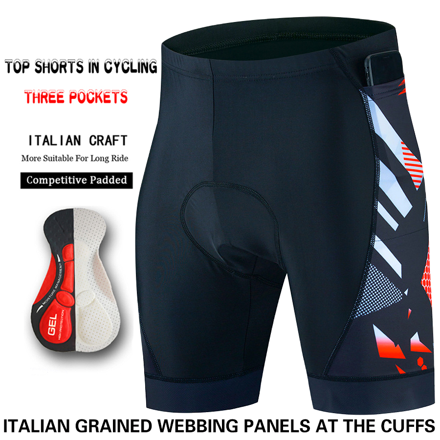 Three pocket Cycling Shorts Bi - Padded Cycling Shorts 5D Gel review and price