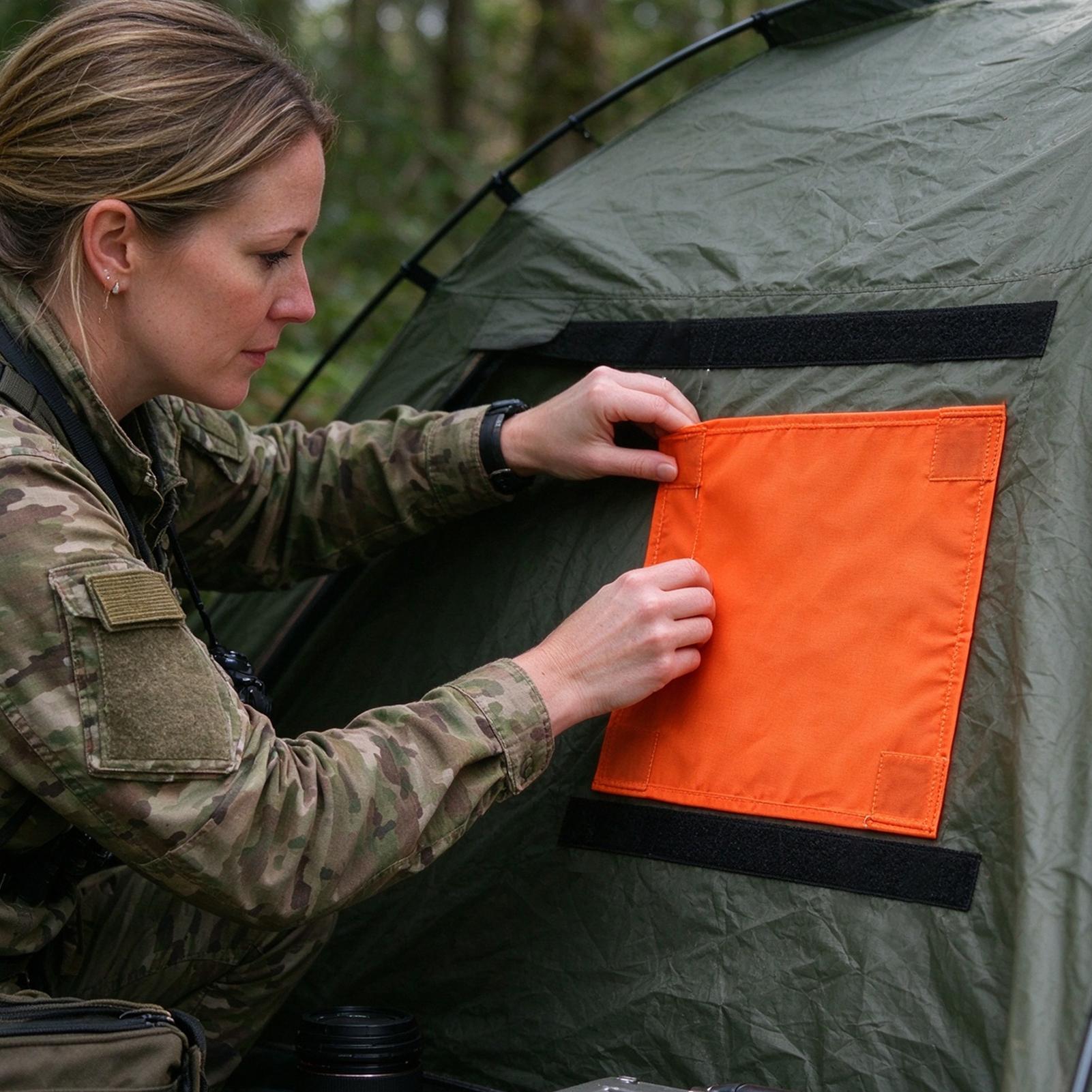 Blaze Orange Blind Cover High  - Camping review and price